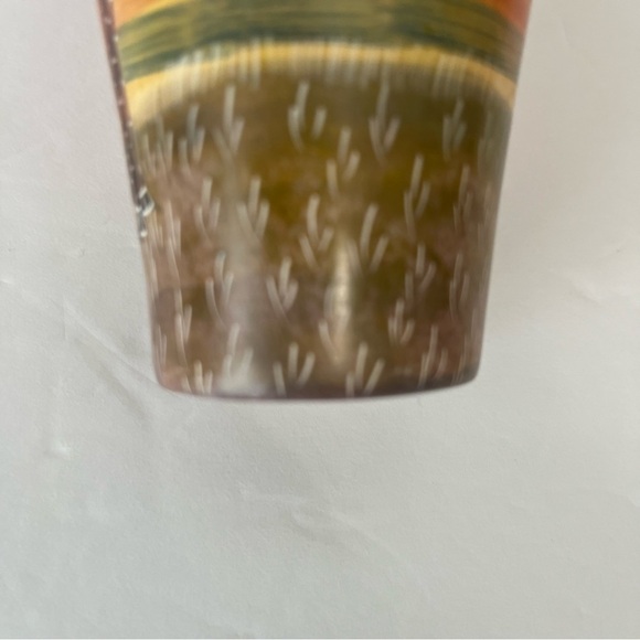 Hand Carved Soapstone Etched Giraffe Tree African Made in Kenya - Picture 11 of 15